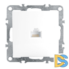 Розетка компьютерная Stekker Эрна белый PST00-9107-01 39314