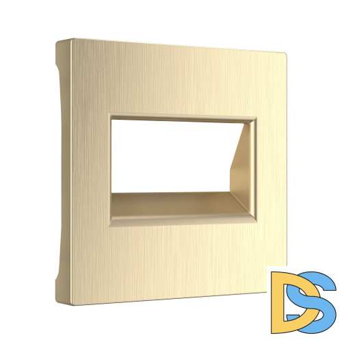 Накладка для двойной розетки Еthernet RJ-45 Werkel (шампань рифленый) W1191110
