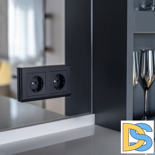 Рамка на 2 поста Werkel Stark (черный) W0021808