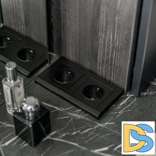 Рамка на 2 поста Werkel Stark (черный) W0021808