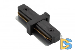 Коннектор прямой Denkirs DK Track Black TR1101-BK
