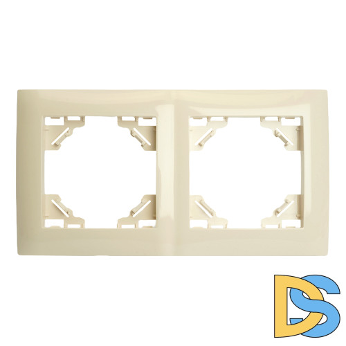 Рамка двухместная Stekker PFR00-9012-02 Эрна Элегант 49667