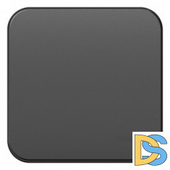 Выключатель 1-клавишный  10А, 250B, изолир пластина Schneider Blanca Антрацит