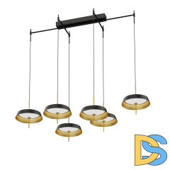 Подвесная люстра DeLight Collection MD18001061-6B black/gold