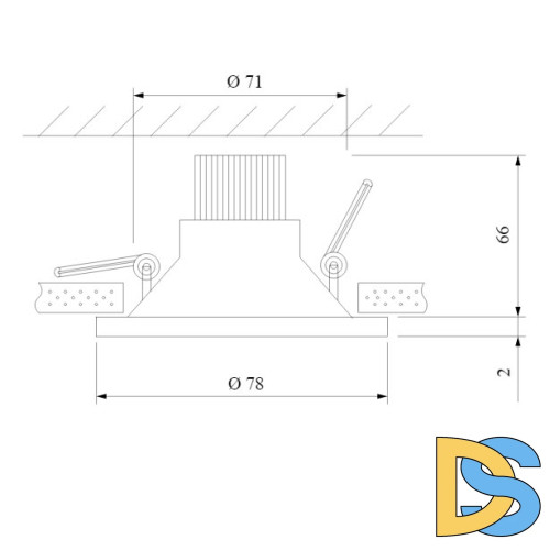 Встраиваемый светильник Elektrostandard 4690389175534