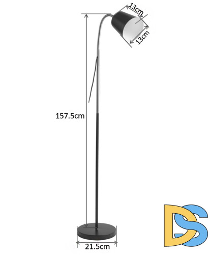 Торшер Reluce 00301-0.6-01D BK