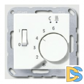 Термостат Jung AS 500 с выносным датчиком пола 230В 10А Белый