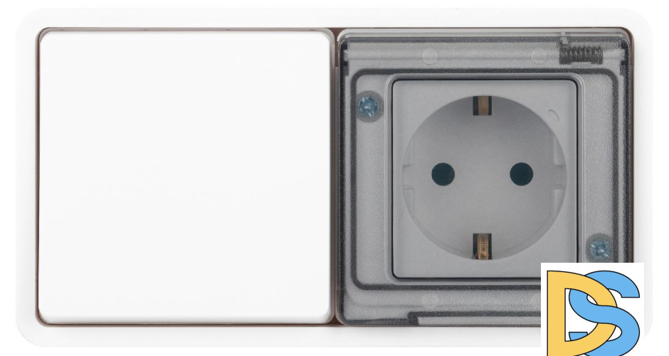 Блок розетка с выключателем Эра 11-7521-01 Б0063261