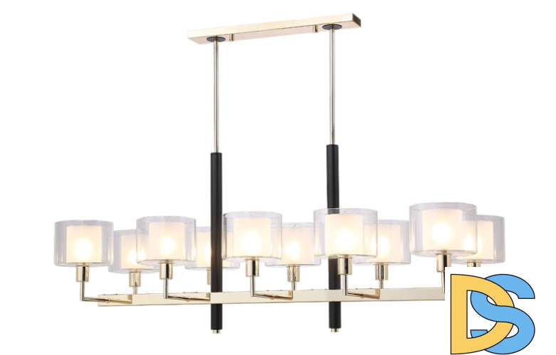 Люстра на штанге Crystal Lux MAESTRO SP-PL10 L1100 GOLD