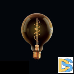 Лампа светодиодная диммируемая Voltega E27 4W 2800К шар прозрачный VG10-G95GE27warm4W-FB 7076