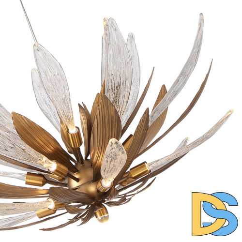 Подвесная люстра Delight Collection RP168416-19 bronze/clear