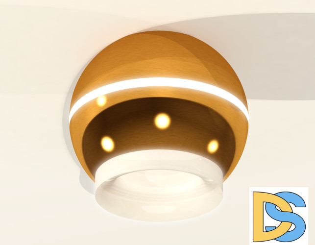 Накладной светильник с дополнительной подсветкой Ambrella Light Techno XS1105030 (C1105, N7165)