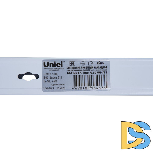 Линейный светильник Uniel ULT-B01A T8x1/L60 WHITE UL-00011255