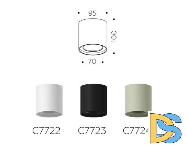 Корпус светильника накладной Ambrella Light DIY Spot C7724