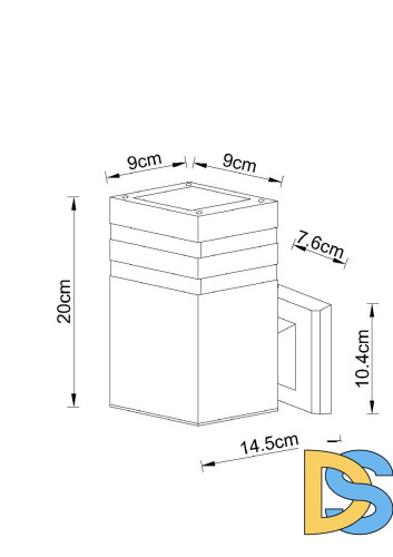 Уличный настенный светильник Arte Lamp Heather A4413AL-1BK
