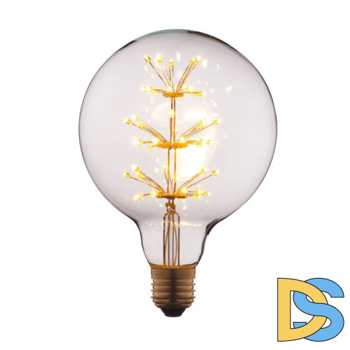 Лампа светодиодная филаментная Loft IT E27 3W прозрачная G12547LED