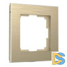 Рамка Werkel Aluminium на 1 пост шампань алюминий W0011711 4690389158001