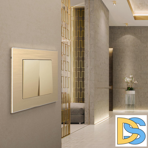 Рамка Werkel Aluminium на 1 пост шампань алюминий W0011711 4690389158001