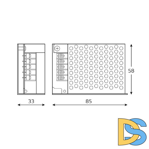 Блок питания Gauss Basic 25Вт DC12 IP20 BT501