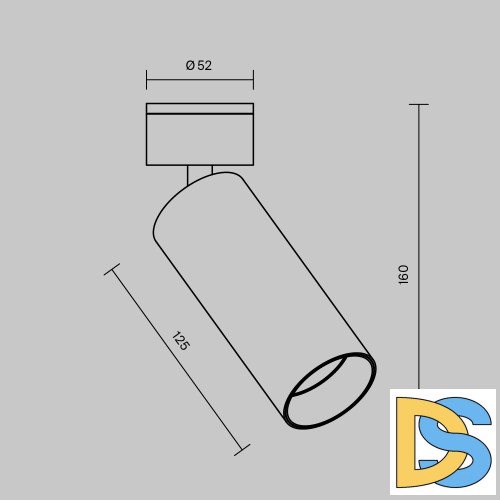 Накладной спот Maytoni Focus LED C055CL-L12W4K-W-W