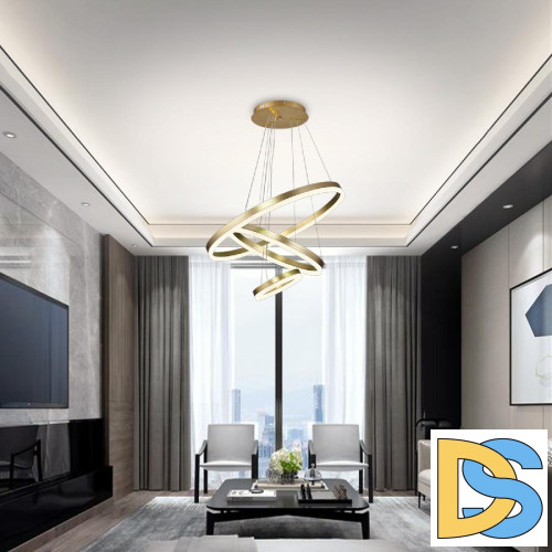 Подвесная люстра Natali Kovaltseva Oreol LED LAMPS 81279