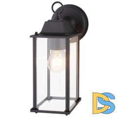 Уличный настенный cветильник Elektrostandard 1008D Brick черный 4690389106743