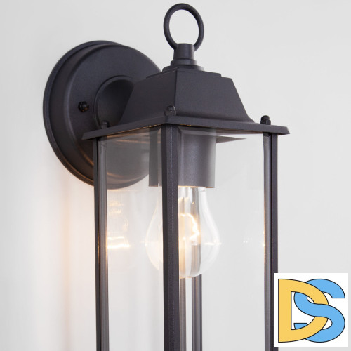 Уличный настенный cветильник Elektrostandard 1008D Brick черный 4690389106743