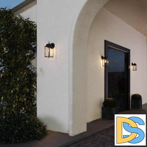 Уличный настенный cветильник Elektrostandard 1008D Brick черный 4690389106743