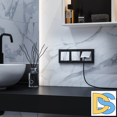 Рамка Werkel Hammer черный 4690389163449