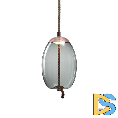 Подвесной светильник Delight Collection Knot 9966P/A copper/blue