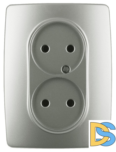 Розетка 2x2P Эра 12-2107-15 Б0031247