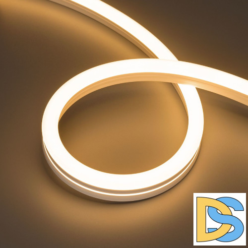 Светодиодная герметичная лента Arlight MOONLIGHT-SIDE-A140-12x24mm 24V Warm2700 (9.6 W/m, IP68, 5m, wire x2) 042798