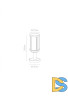 Садовый светильник ARTE Lamp A1036FN-1BK