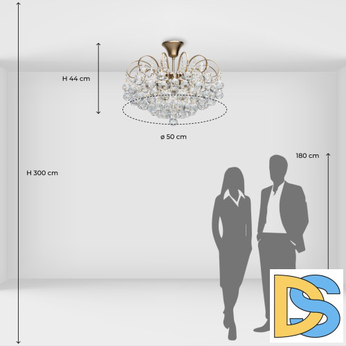 Потолочная люстра MW-Light Жемчуг 10 232016506