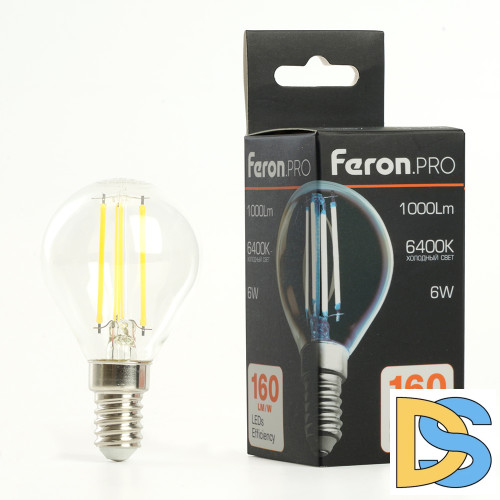 Лампа светодиодная Feron LB-1706 E14 6W 6400K 51258