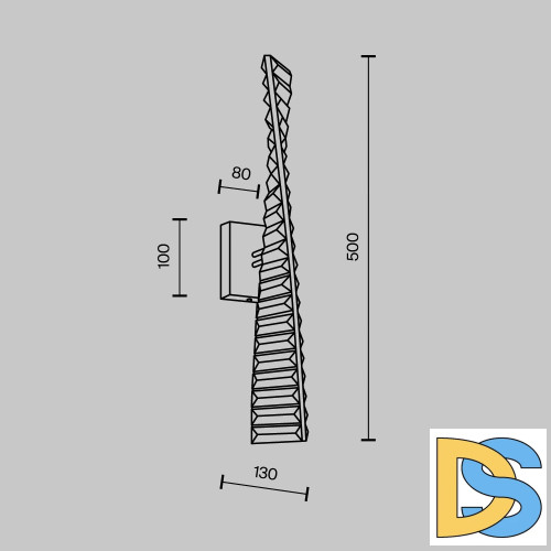 Настенный светильник Modestyle MS.88910.01 CR