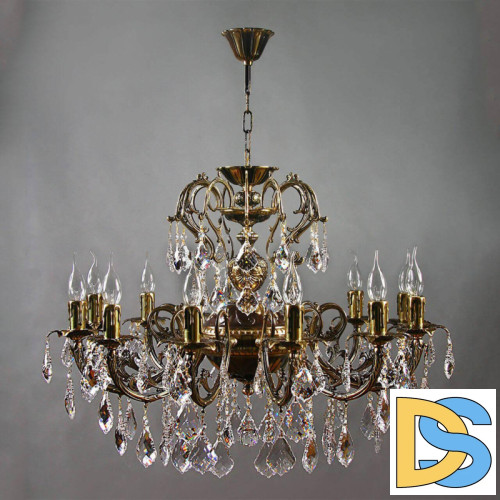 Подвесная люстра Ambiente Alicante 8888/12 PB New Leaf