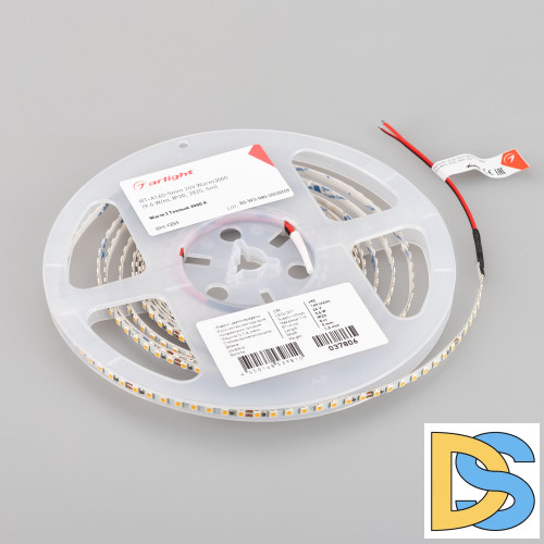Светодиодная лента Arlight RT-A160-5mm 24V Warm3000 (9.6 W/m, IP20, 2835, 5m) 037806