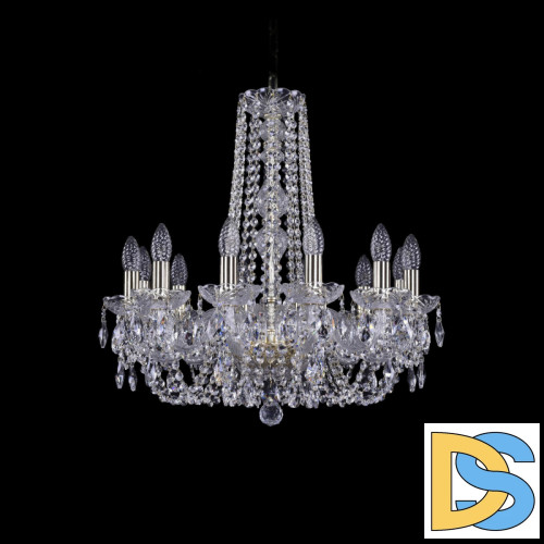 Подвесная люстра Bohemia Ivele Crystal 1402/12/195/h-60 G