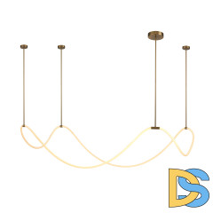 Подвесной светильник Delight Collection 10521P brass/white