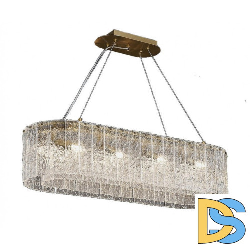 Подвесная люстра Newport 10820/90 brass oval