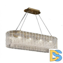 Подвесная люстра Newport 10820/90 brass oval