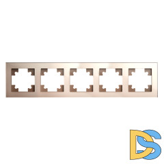 Рамка горизонтальная 5-местная Stekker Катрин 39638