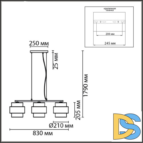 Подвесной светильник Lumion Animaisa 8002/3A