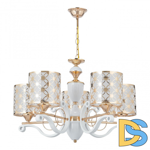 Подвесная люстра Arte Milano Florentia-3097 303097/5 Wh/Gd