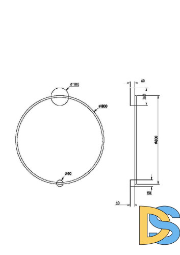 Бра Maytoni Halo MOD005WL-L46BSK