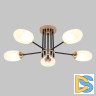 Потолочная люстра IMEX MD.4144-5-S-BK+FGD