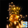 Гирлянда нить Eurosvet 400-007 теплый белый 5м IP20