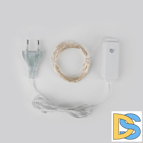 Гирлянда нить Eurosvet 400-007 теплый белый 5м IP20