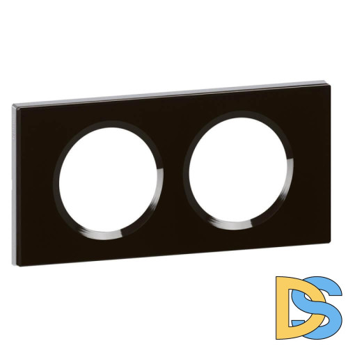 Рамка 2-постовая Legrand Celiane смальта графит 069302